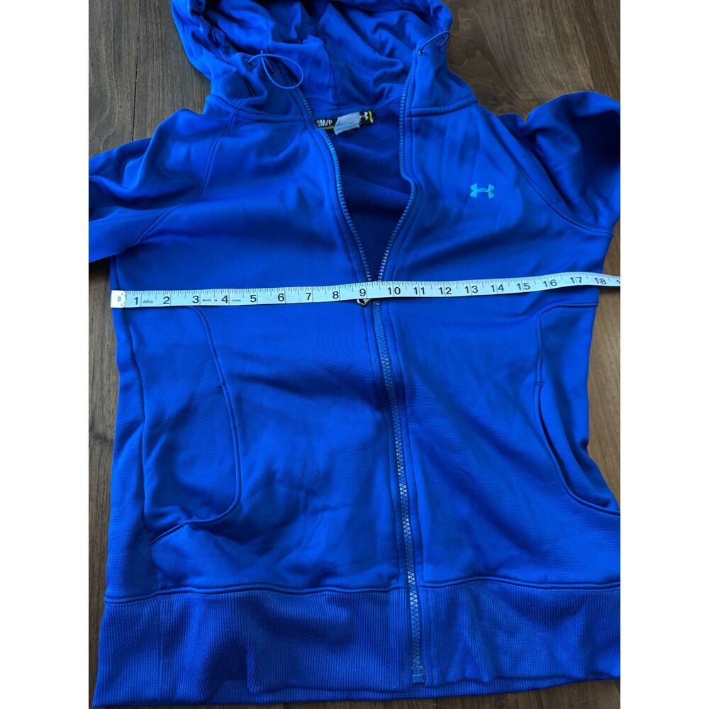 Under Armour Women's Blue Zip Hoodie Small